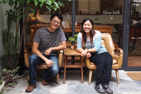 【Dear b&b】Cafe IsShoNi 咖啡一緒二民居・小高與Sandy・愛是當我們同在一起